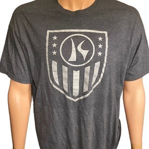 KILLIK T-Shirt Size 2XL Dark Gray Short Sleeve Pull Over Men's Sportsman Wear